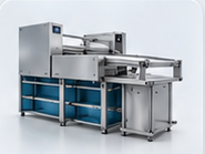 Commercial laundry folding system